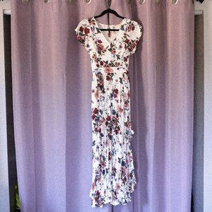 American Rag - Ruffled Floral Print Maxi Dress